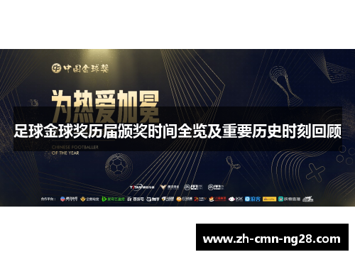 足球金球奖历届颁奖时间全览及重要历史时刻回顾